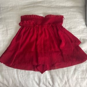 Blue Life Red Skort